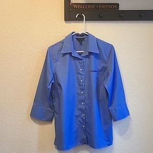 Chase Bank Lands' End ¾ Sleeve Shirt